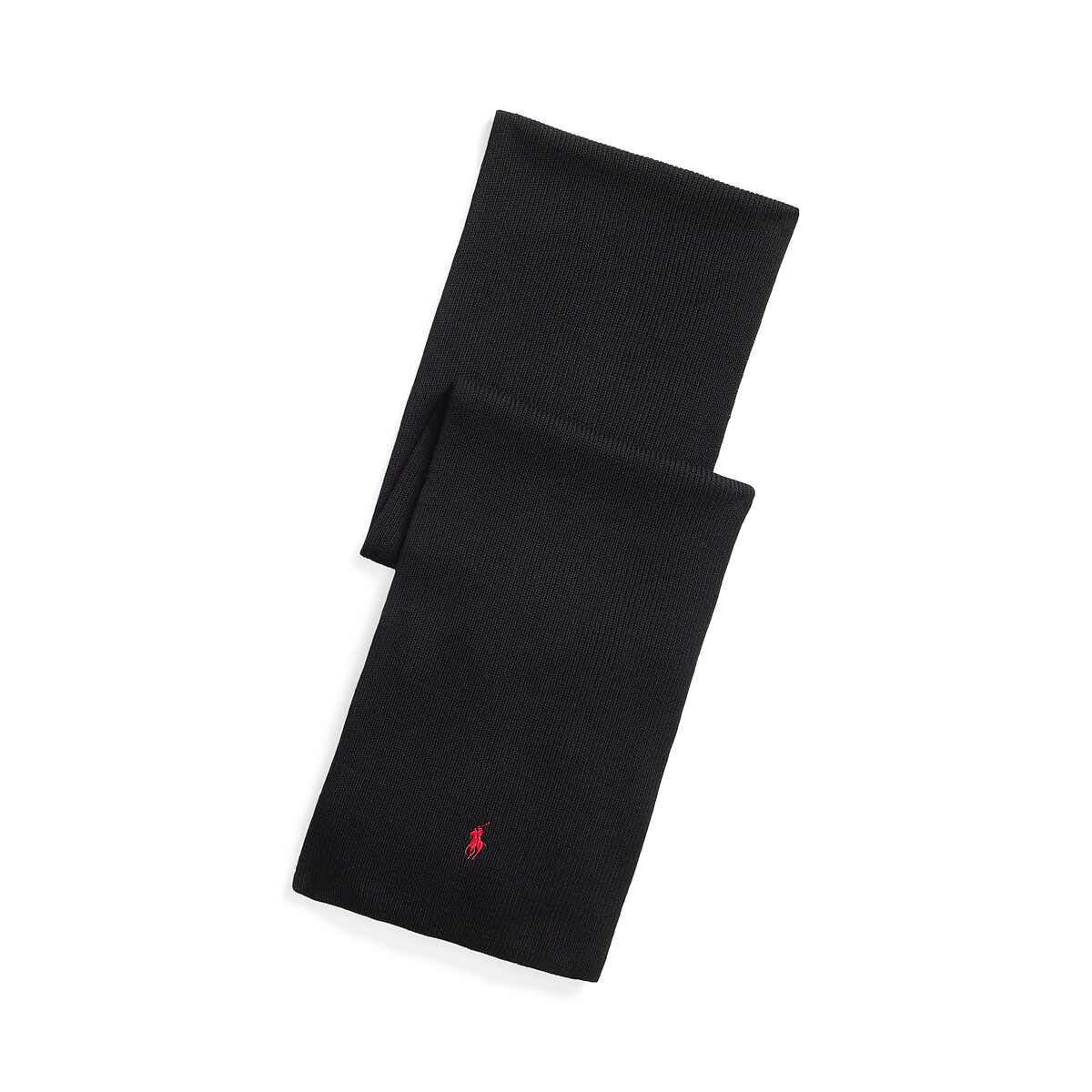 Cachecol de lã merino POLO RALPH LAUREN com logotipo bordado