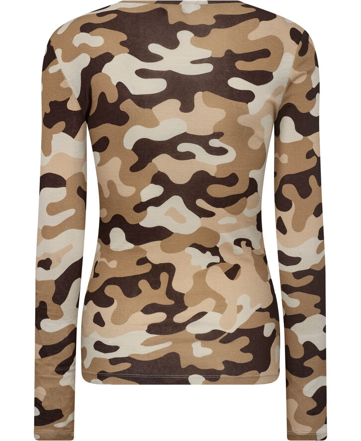 Envii ENVELDA LS TEE AOP 5328 Desert camo