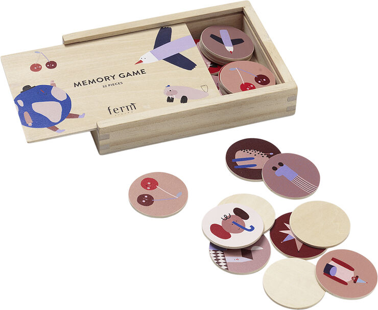 ferm LIVING Critter Memory Game - Multi Multi