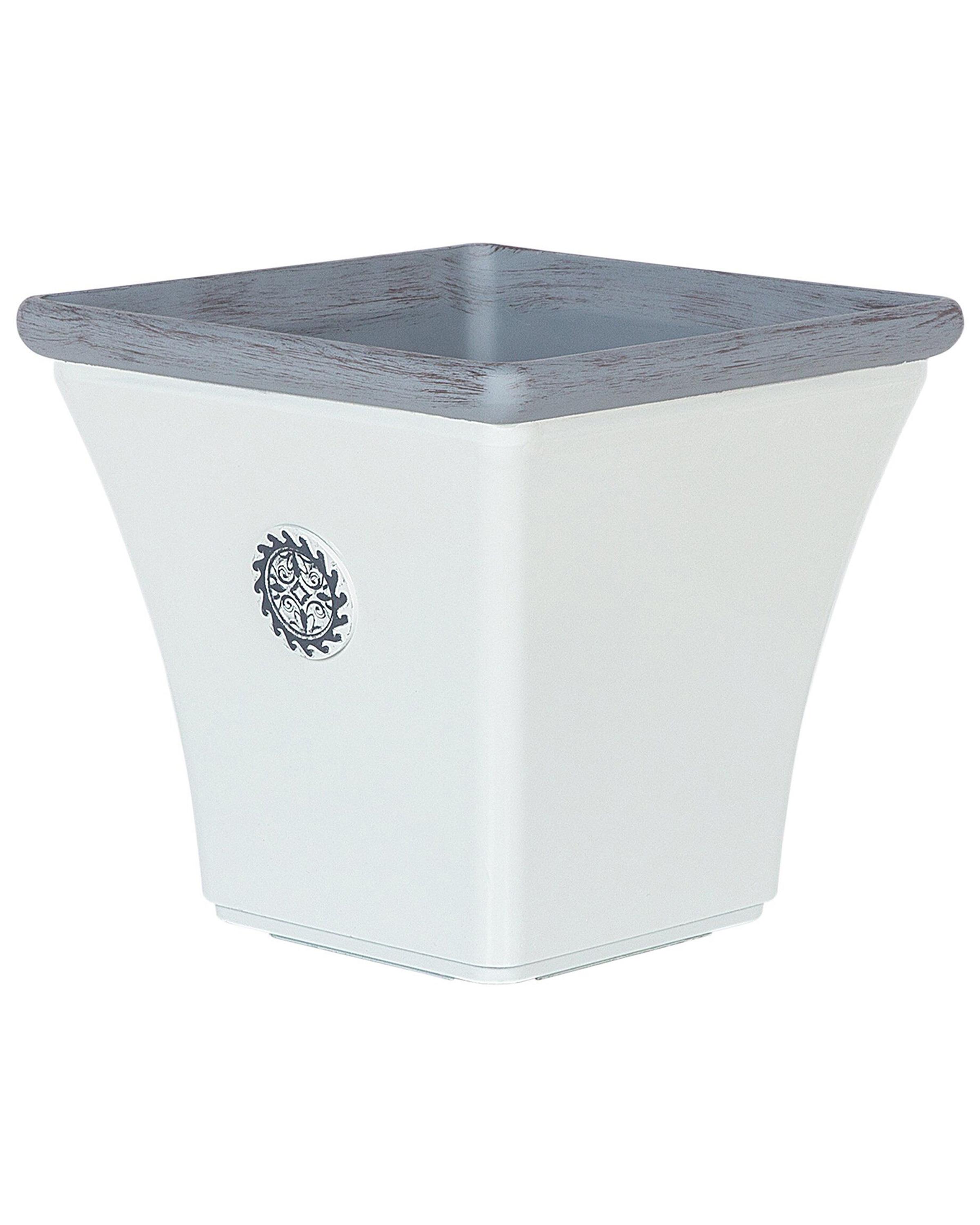 Bloempot ELATEIA 43 cm Wit