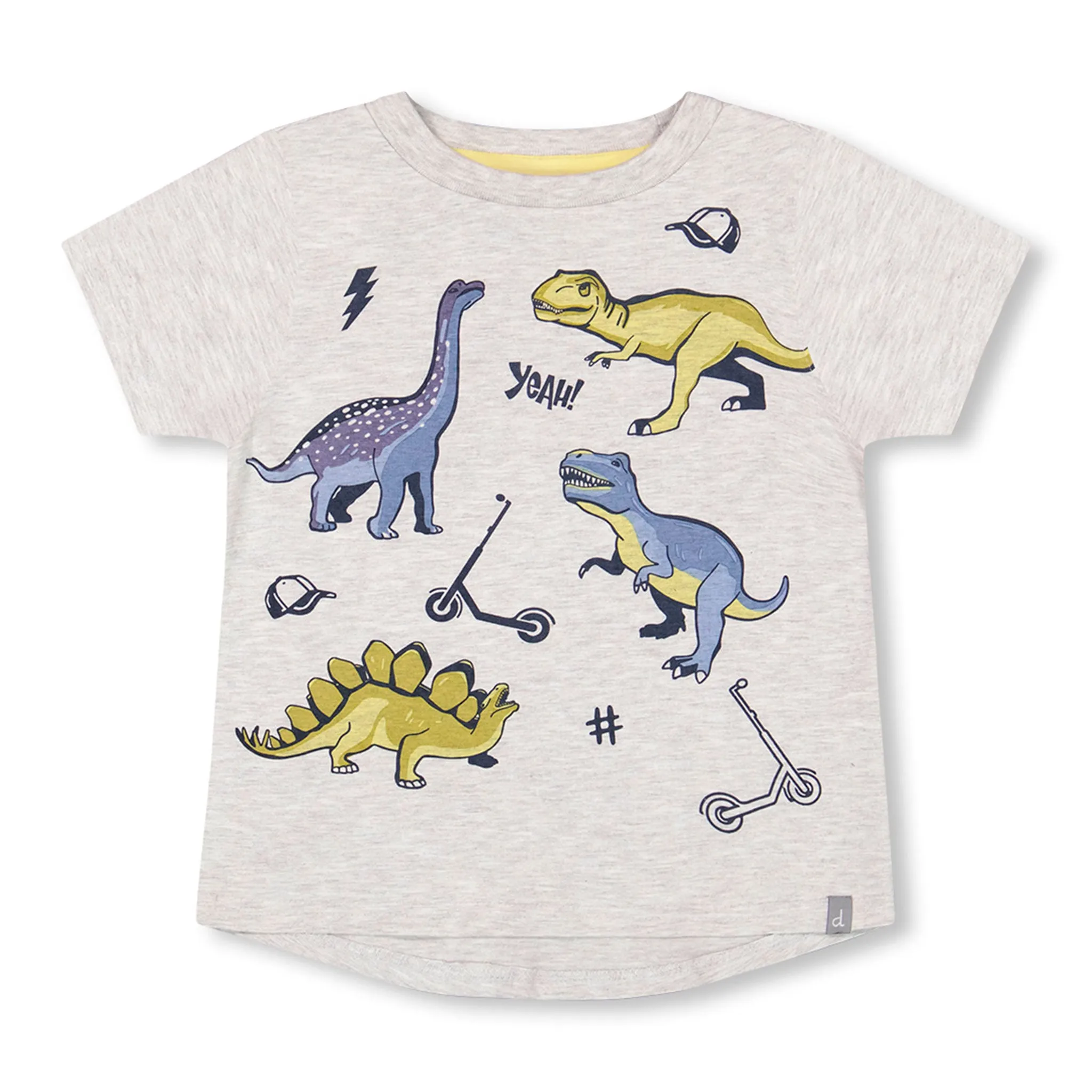 Deux par Deux T-shirt Imprimé Dino Trotinette 3-6ans