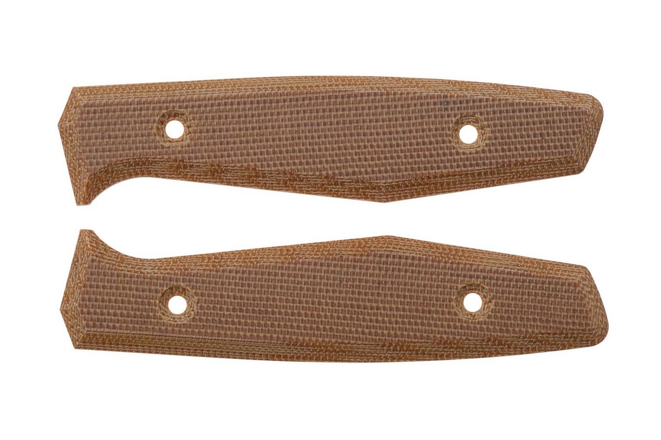Daily Customs AK1 Scales, Plain Natural Canvas Micarta handgreepschalen