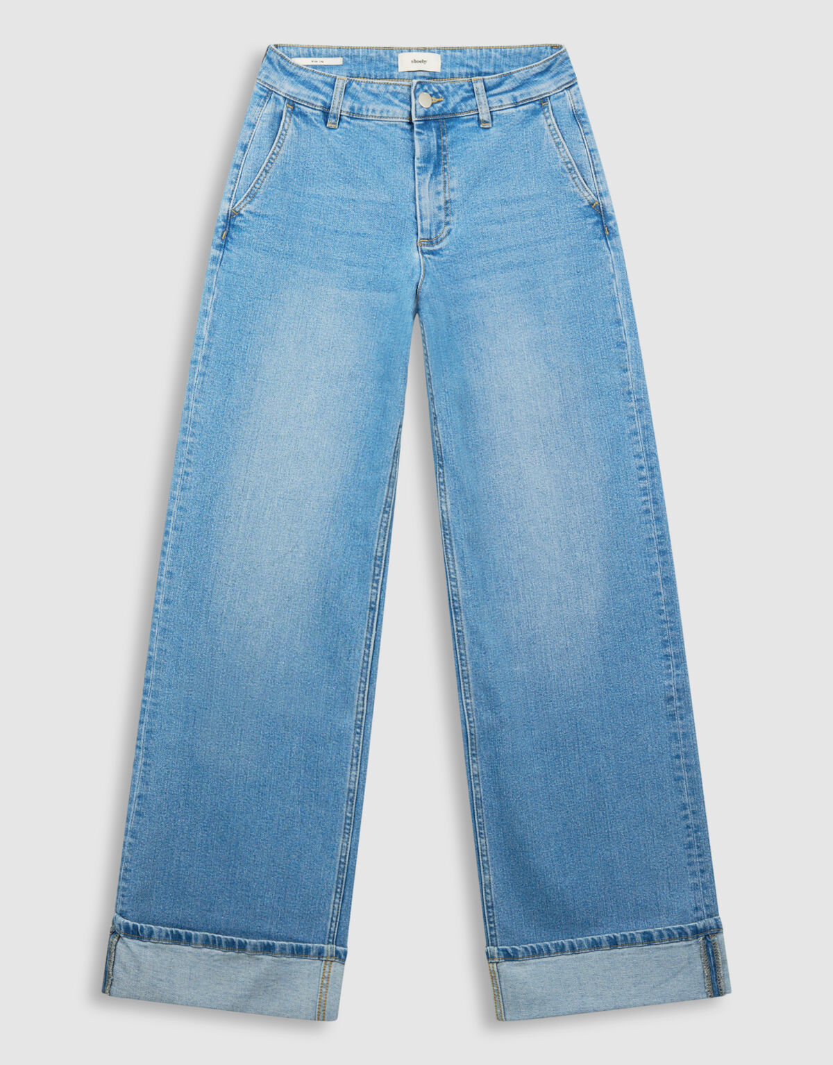 Classic Wide Leg Fit Jeans Lichtblauw