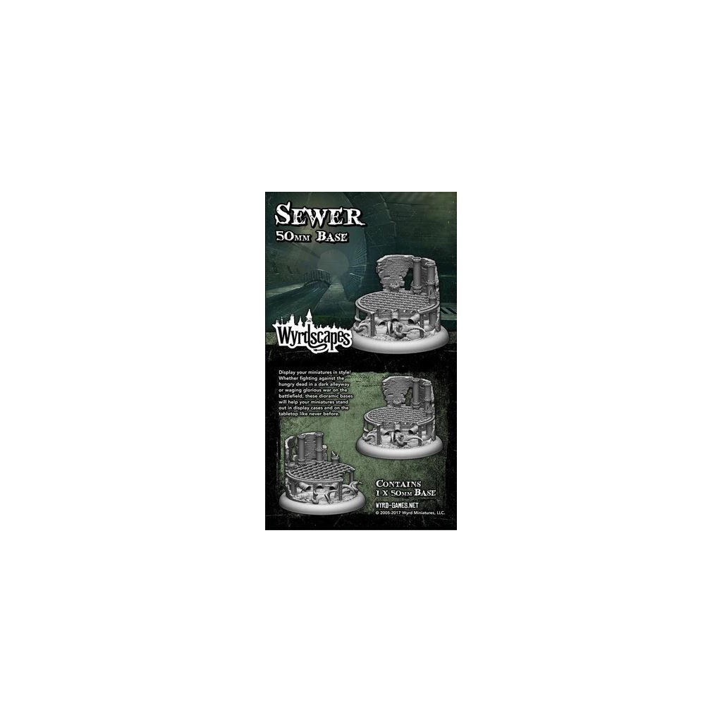 Wyrdscape Bases - Sewer 50mm
