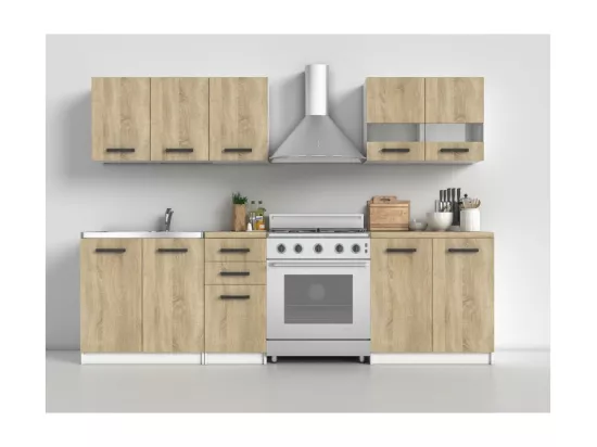 Meuble de cuisine Katia SET200 SONOMA WHITE