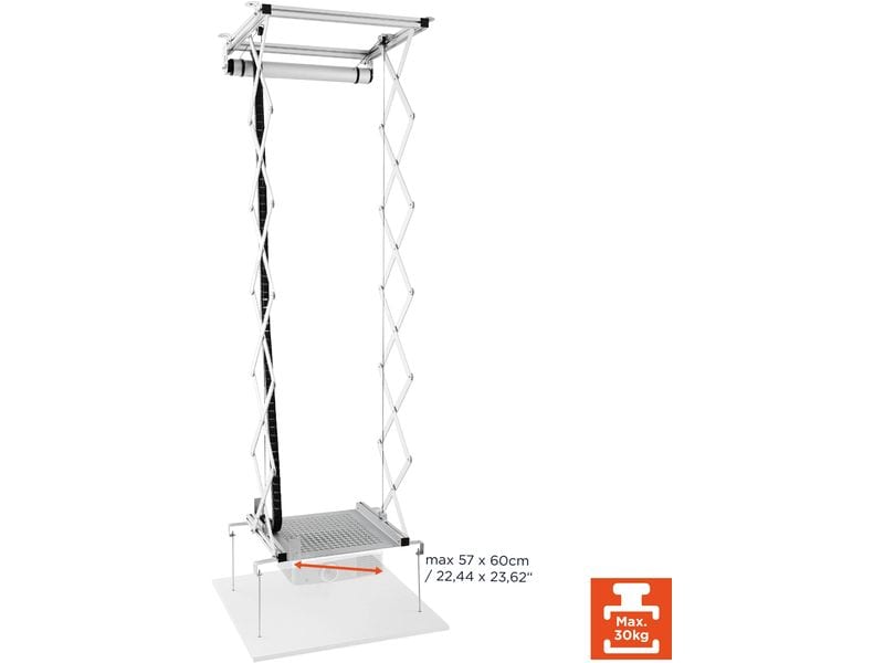 Celexon Deckenhalterung PL2000 Plus Grau ausfahrbar bis 196cm
