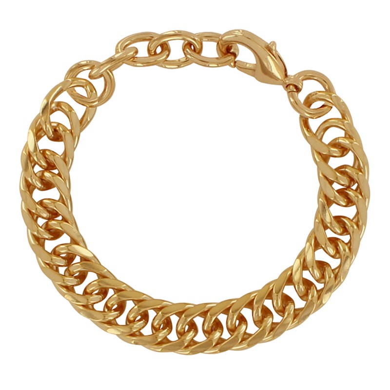 Bracelet Plaqué Or Mailles Gourmette