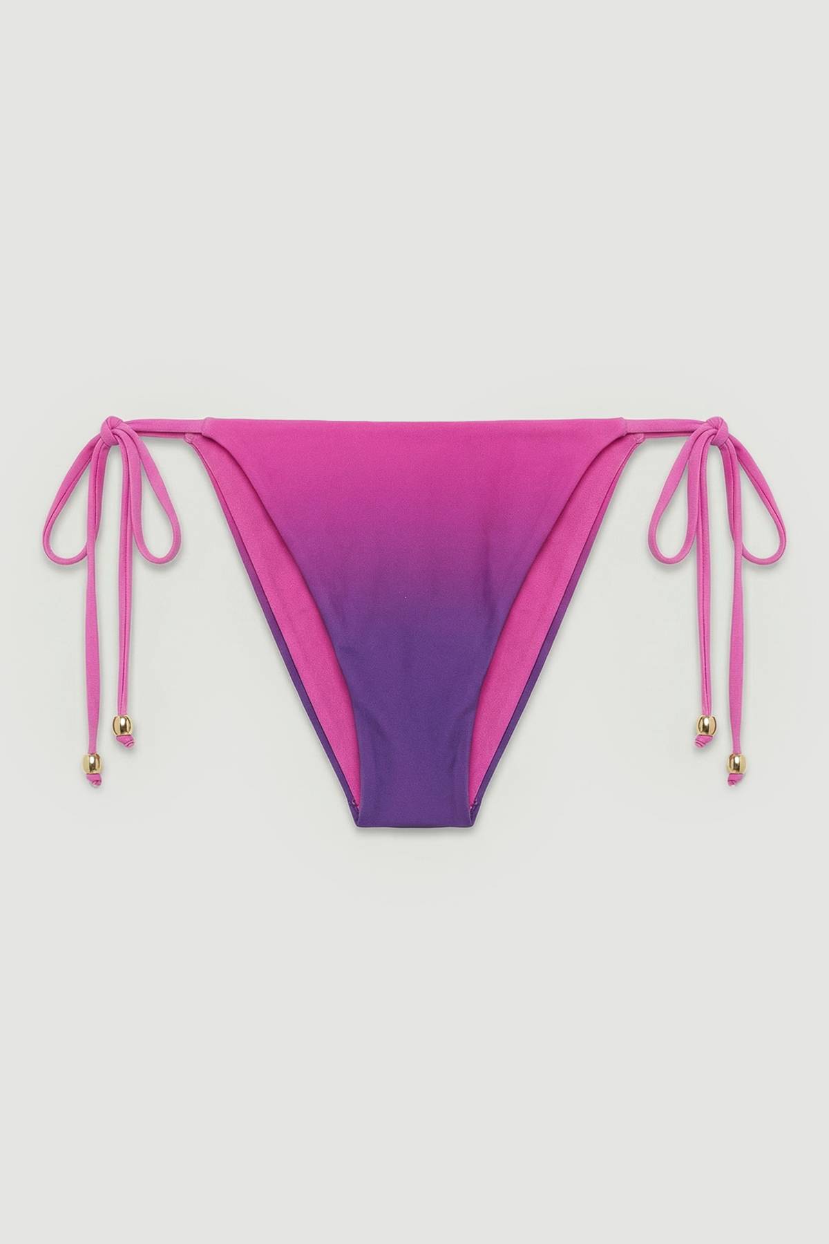 KarenMillen Bas De Bikini Ombré À Liens Latéraux
