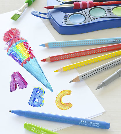 Faber-Castell Tuschen - Grip - 20 st. - Bunt
