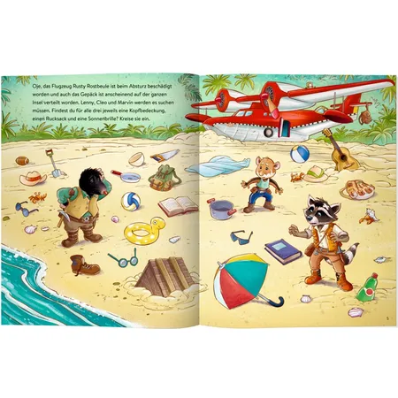 Coppenrath Verlag Lenny Hunter: Gestrandet auf der eins. Insel (Escape-Rätsel)