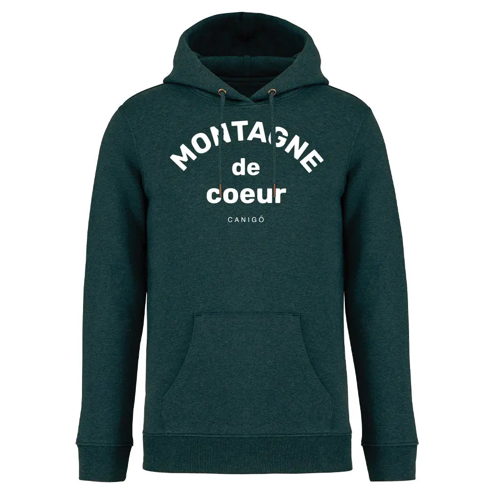 Sweat Capuche Recyclé - Montagne de Coeur