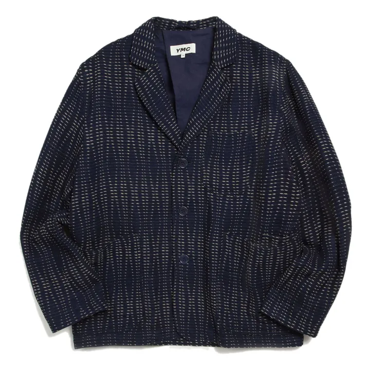 YMC Veste Scuttlers Laine et Coton | Bleu indigo