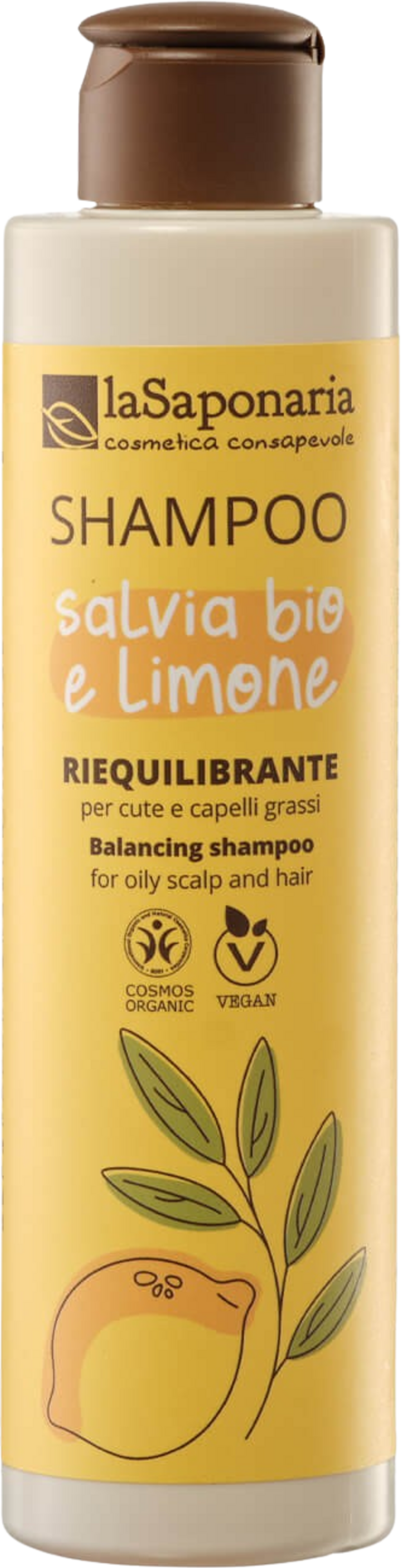 La Saponaria  Shampoo Salbei & Zitrone, 200 ml
