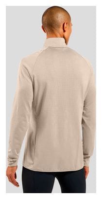 Veste Running Hybride Odlo Zeroweight Warm 2.0 Beige