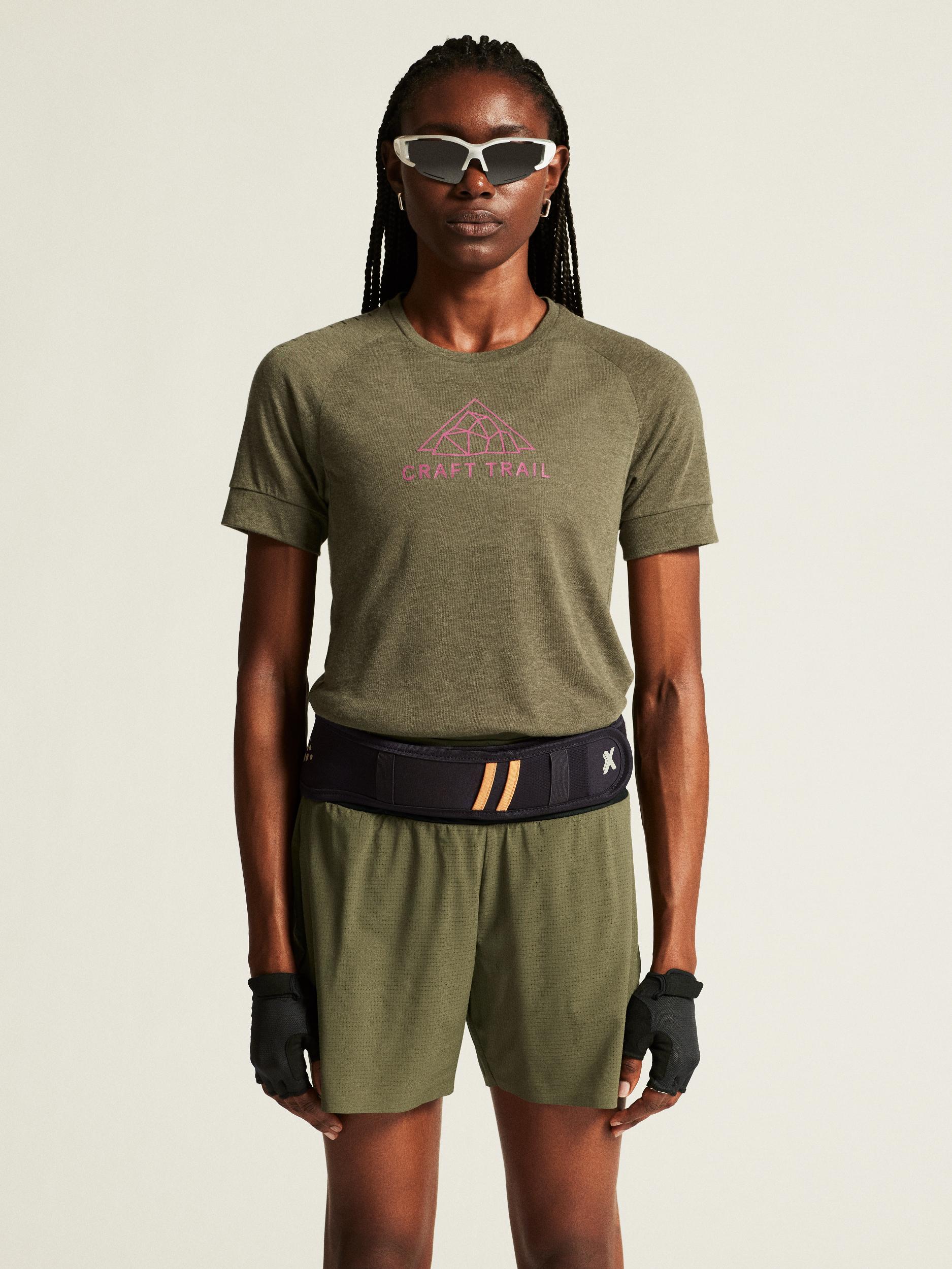 Craft Adv Trail Wool SS Tee Womens Rift Melange