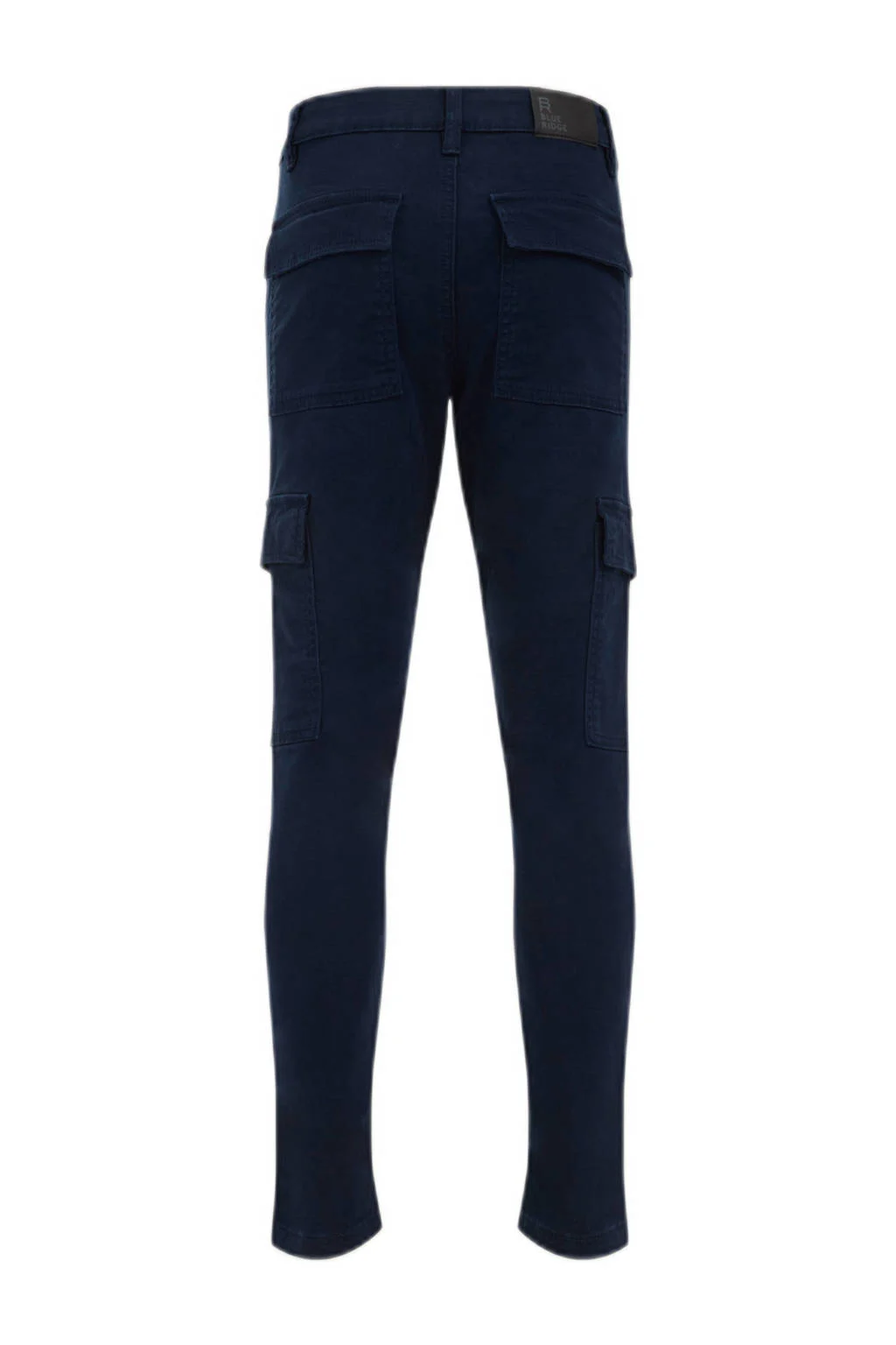 WE Fashion slim fit cargobroek royal navy