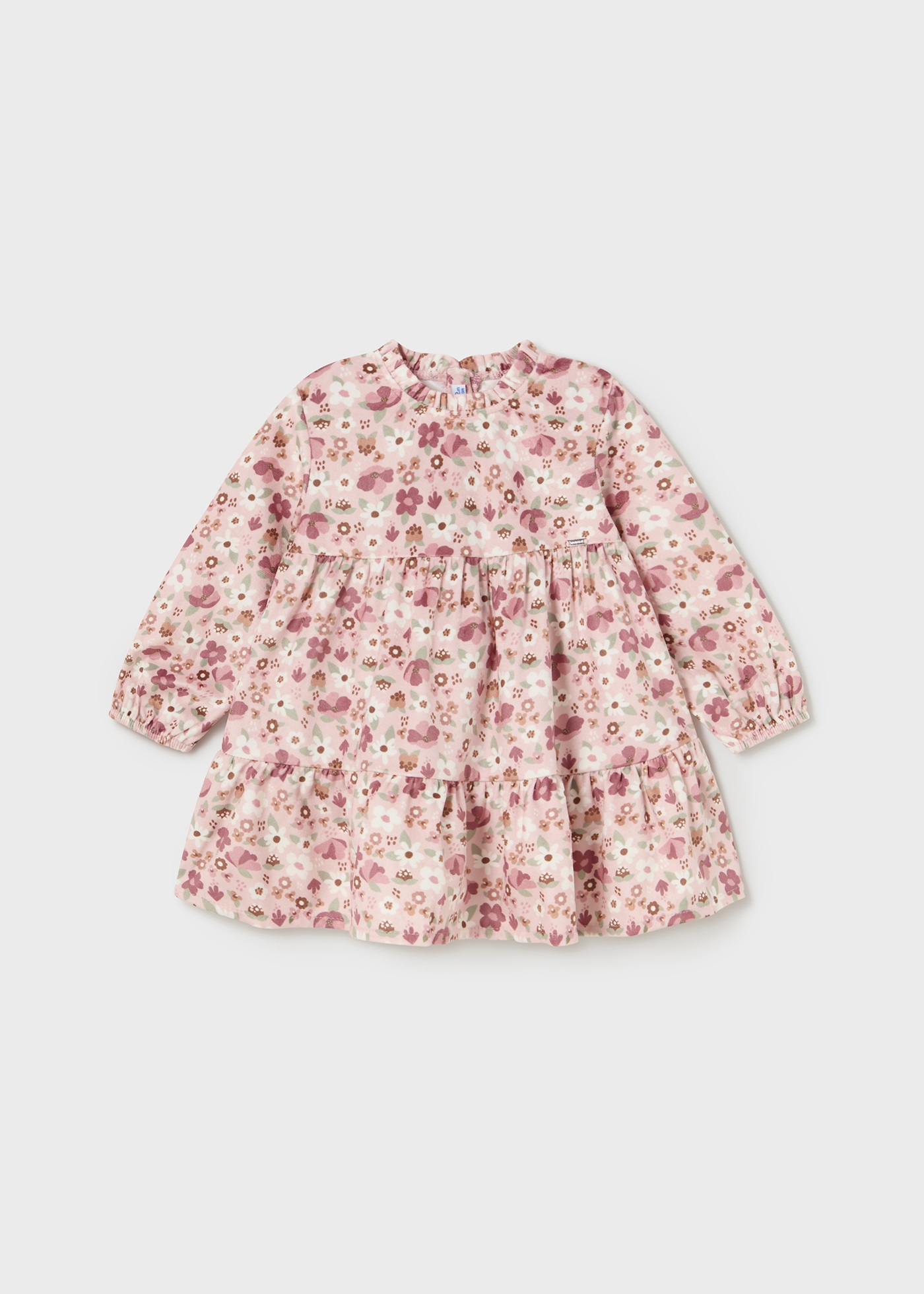 Vestido de veludo para bebê