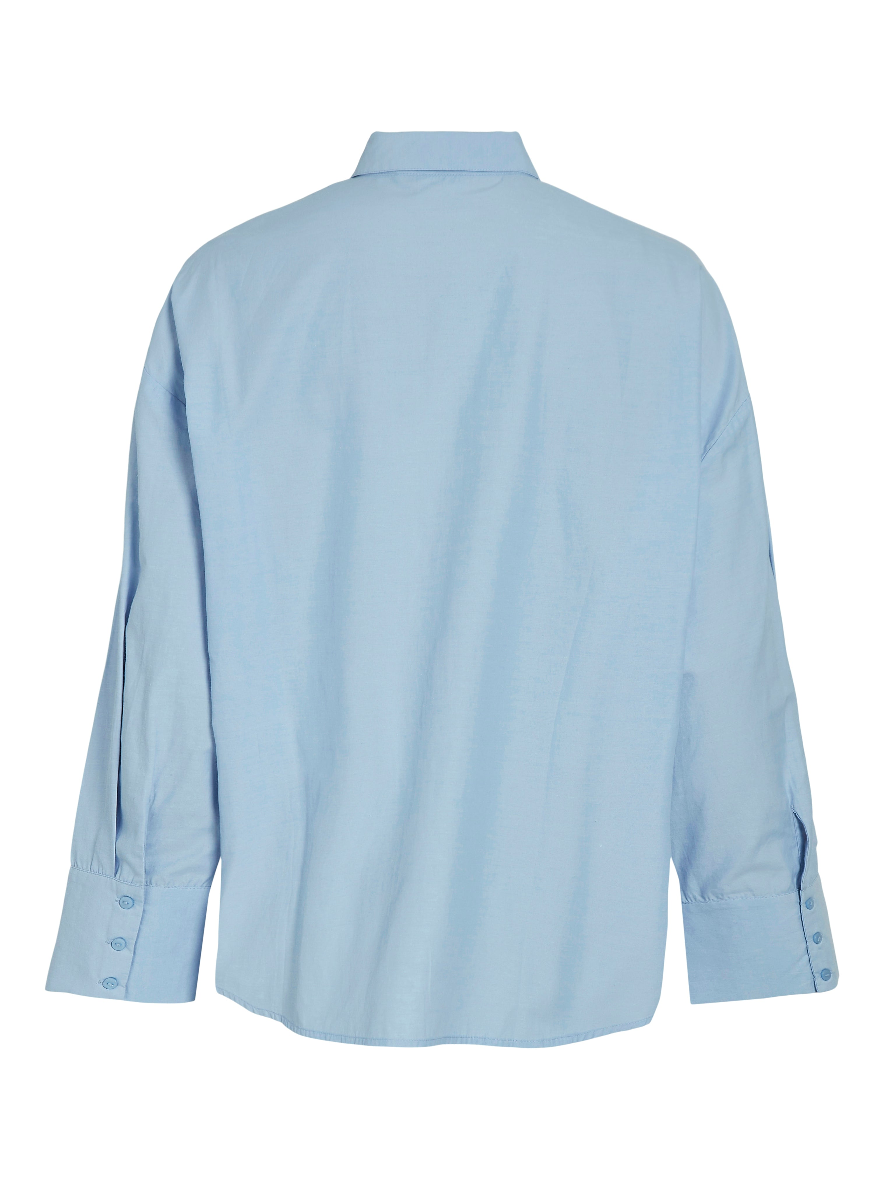 Vila  Vifine L/S Oversized skjorte - Kentucky Blue