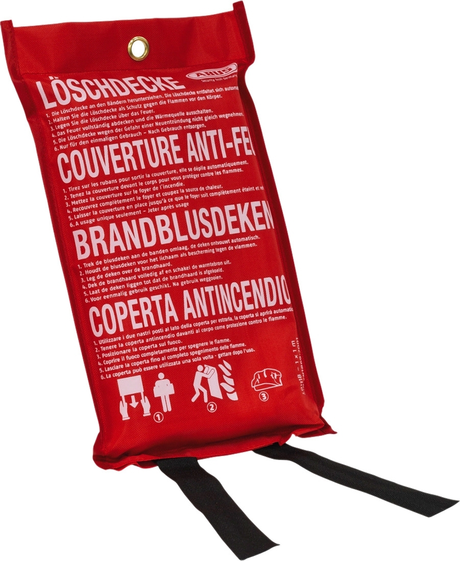 Abus LD1118 Löschdecke für Feuer 1 x 1 Meter