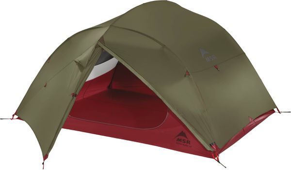MUTHA HUBBA NX 3-Personen Zelt  olivgrün-rot