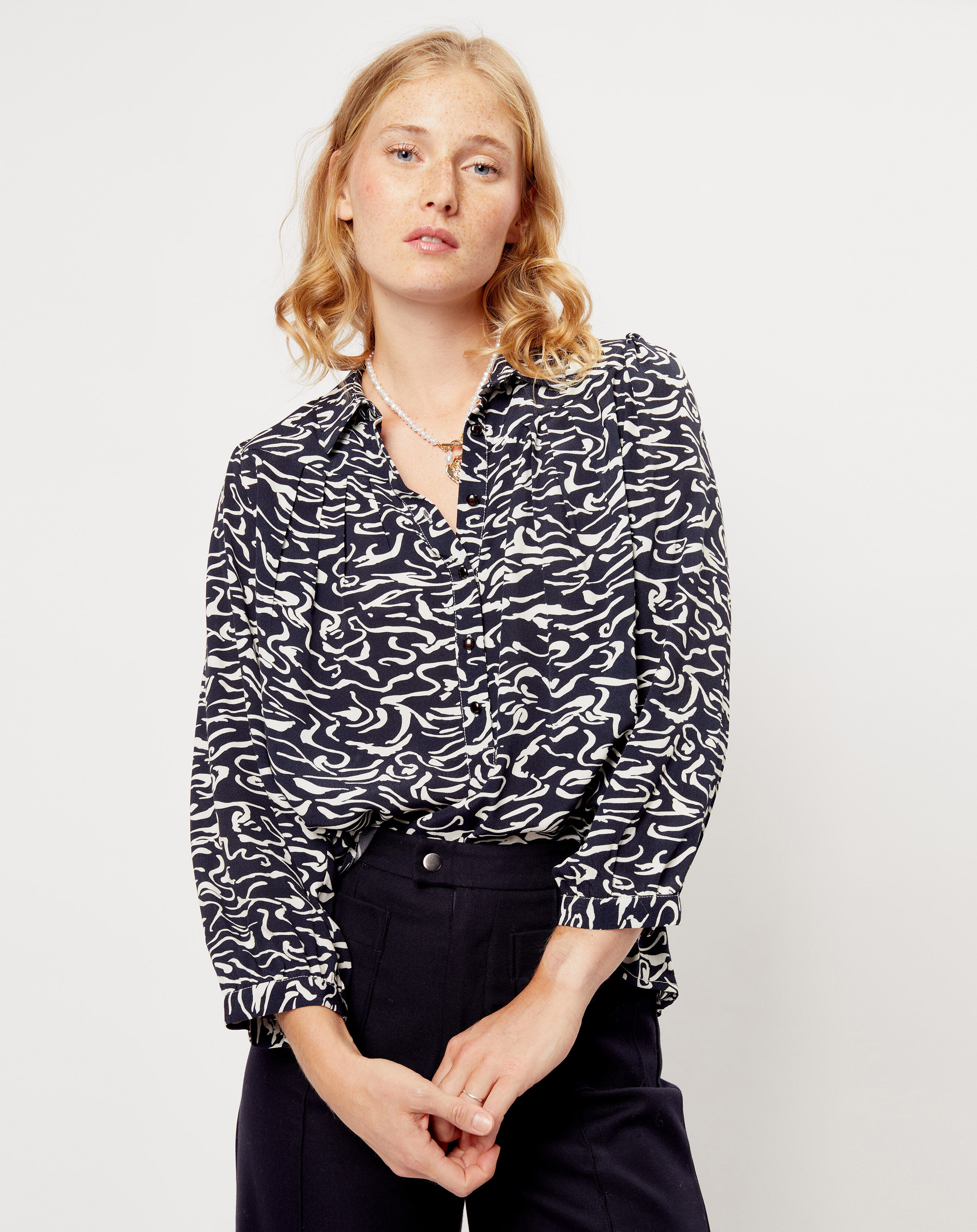 See u Soon Blouse Zoé noir