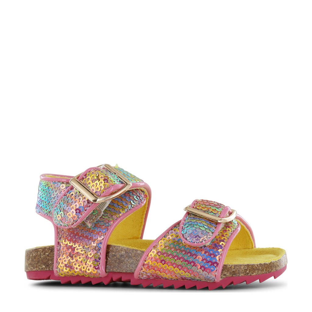 Go Banana's sandalen met pailletten roze