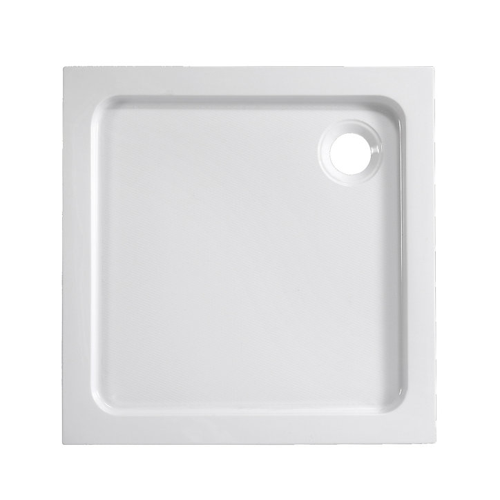 Receveur de douche à poser 80 x 80 cm, Dommel