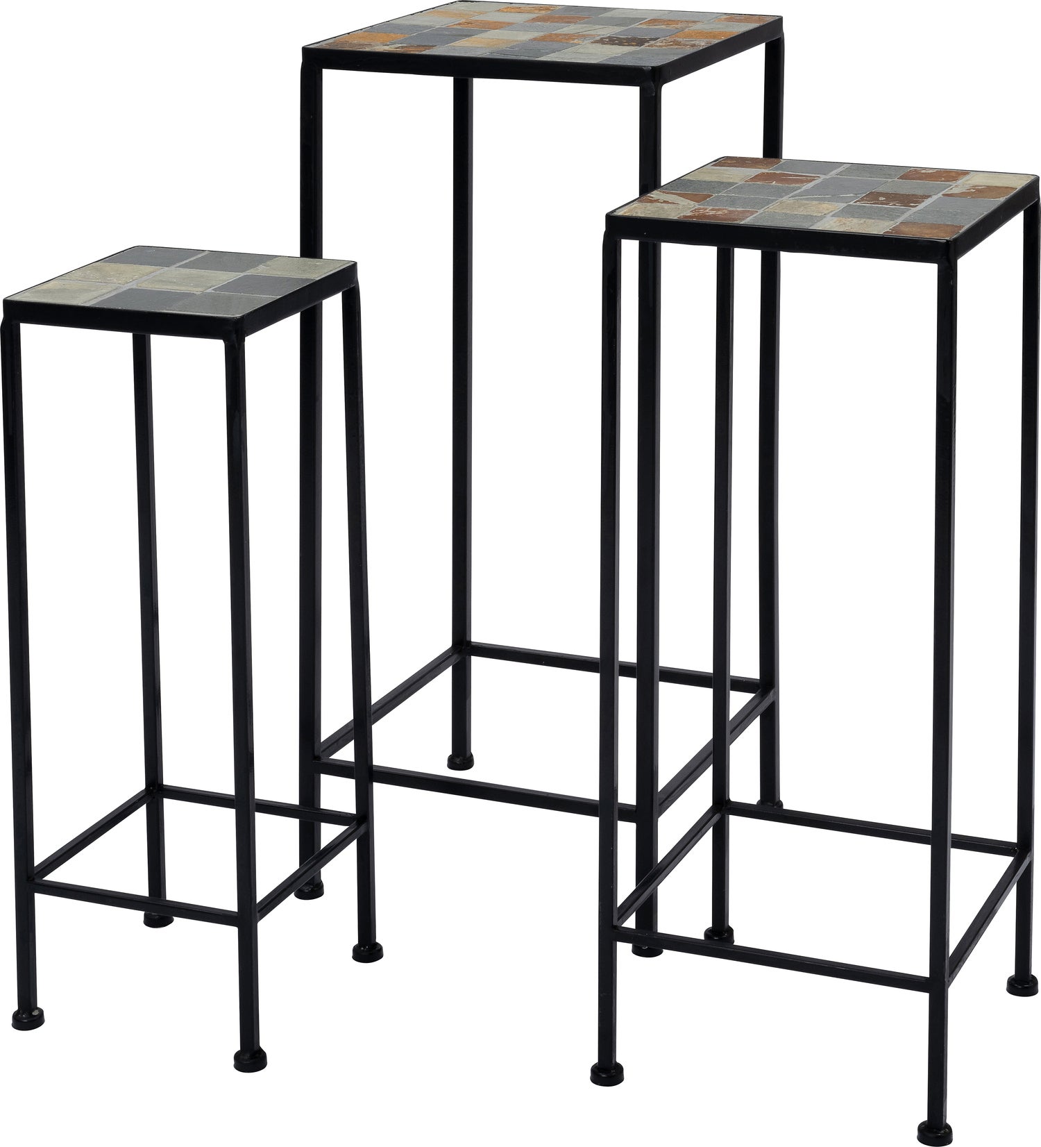 Intratuin bijzettafel Olivier multi 28 x 28 x 68 cm