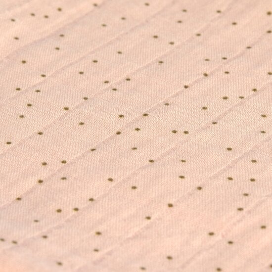 Lot de 3 débarbouillettes en mousseline   Pois rose-pêche        de               Lässig