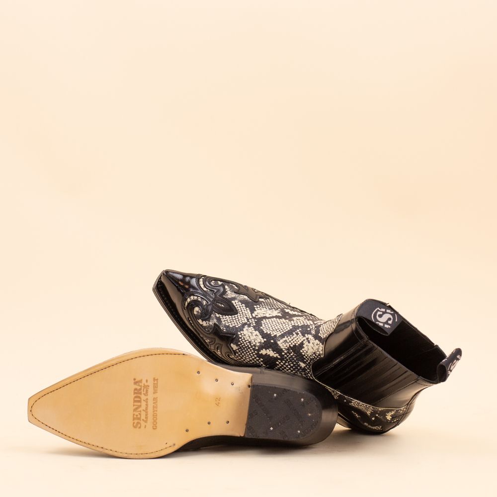 Sendra cowboyboots 4660 Negro Piton