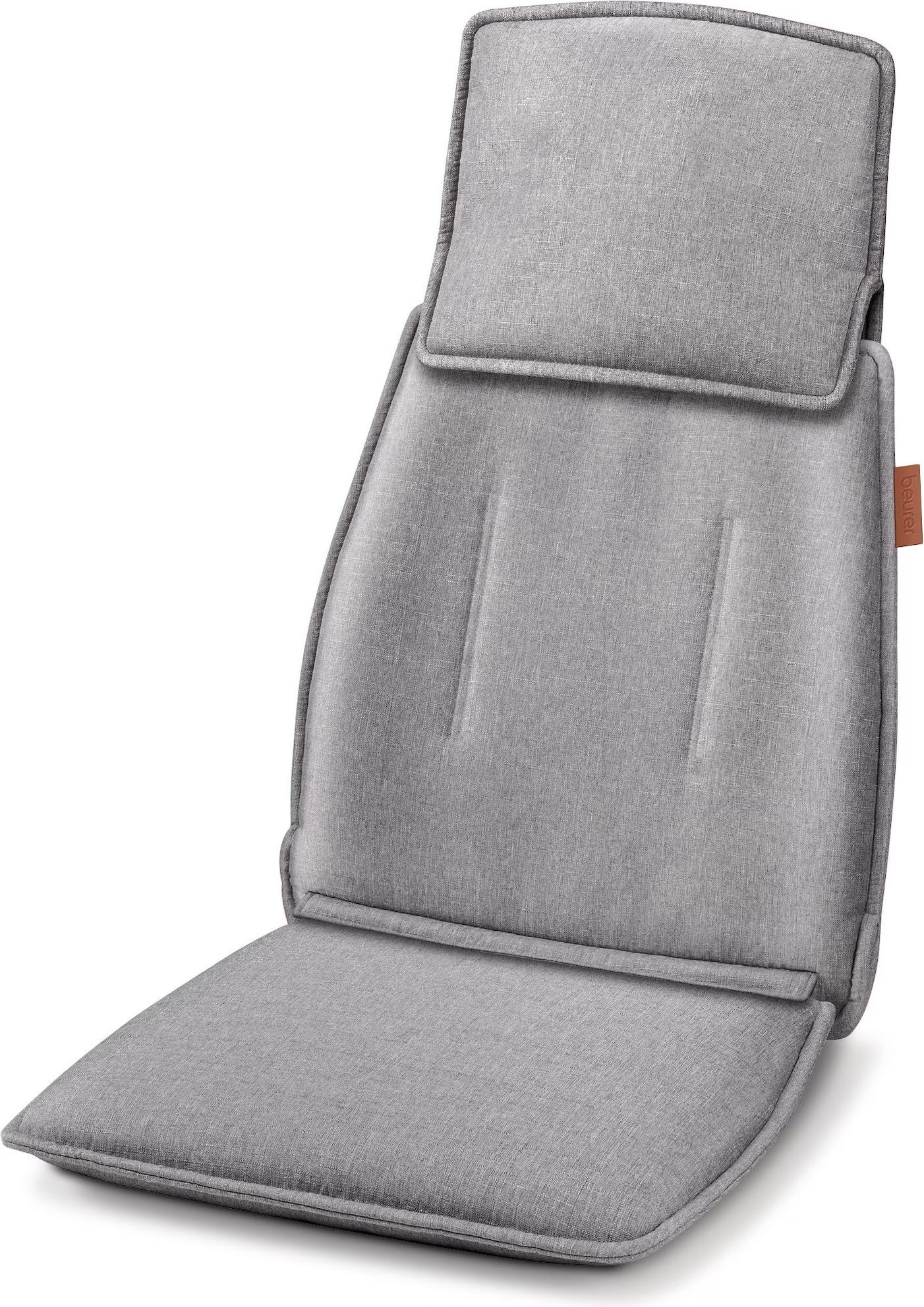 MG 330 Grey Shiatsu Massagesitzauflage Elektrischer Massage Sessel zur Entspannung (10039) - Grau