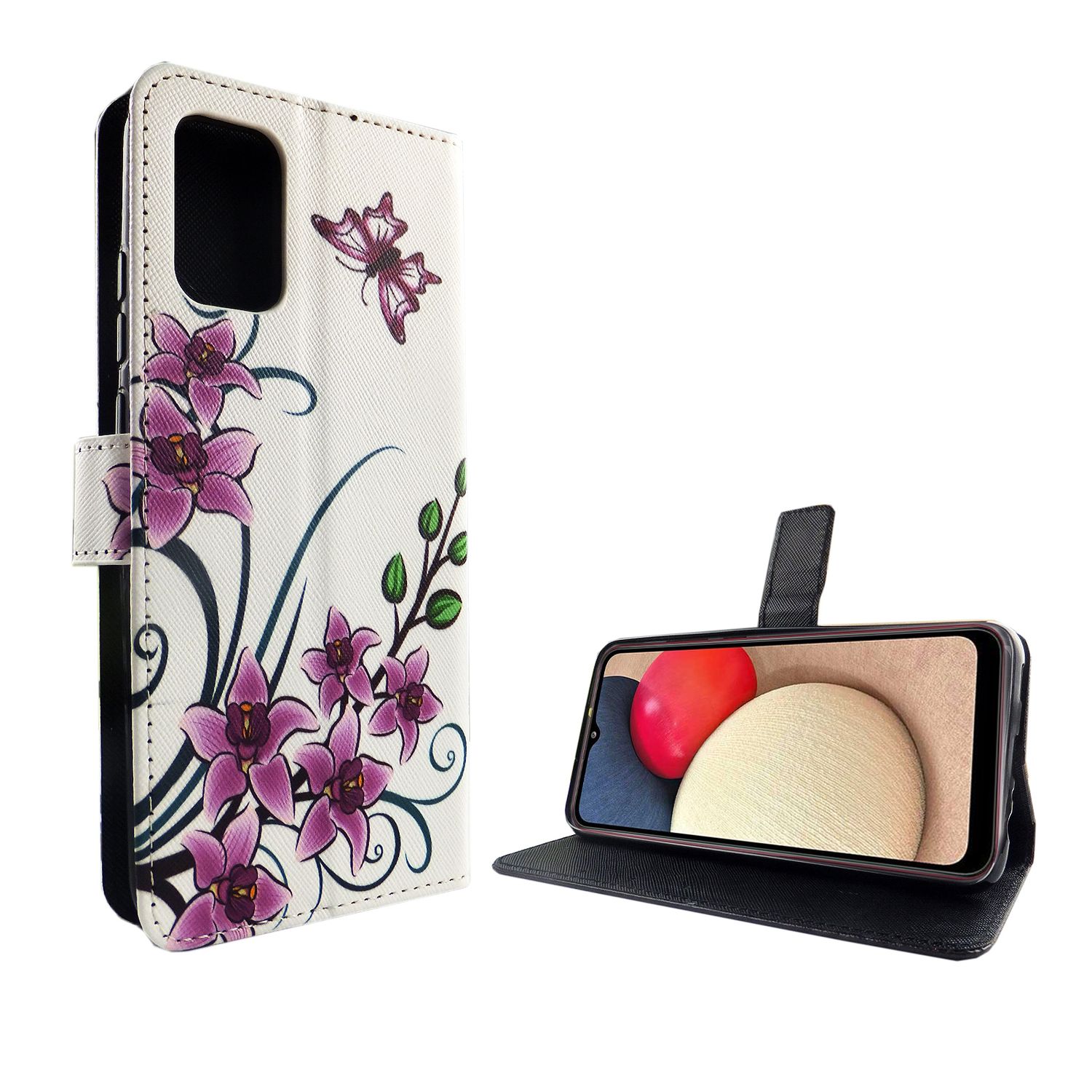 Handyhülle für Samsung Galaxy A03s Case Cover Schutztasche Schutzhülle Bookstyle