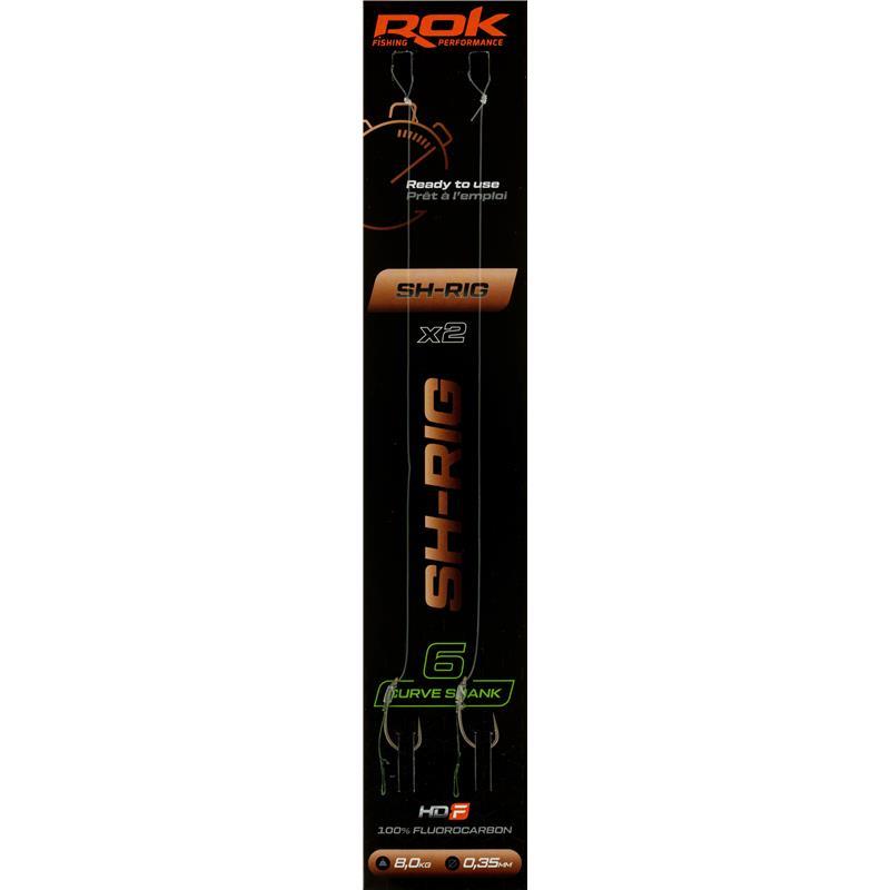Bas De Ligne Rok Fishing Sh Rig Curve Shank - Par 2