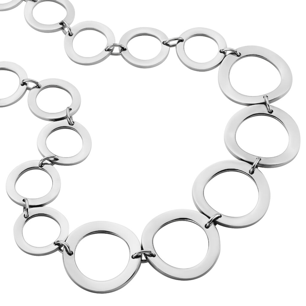 Collier Reyhana Acier Blanc