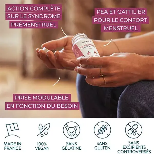 Nutri&Co Alívio da Dor Menstrual, TPM e Conforto do Ciclo - 40 cápsulas