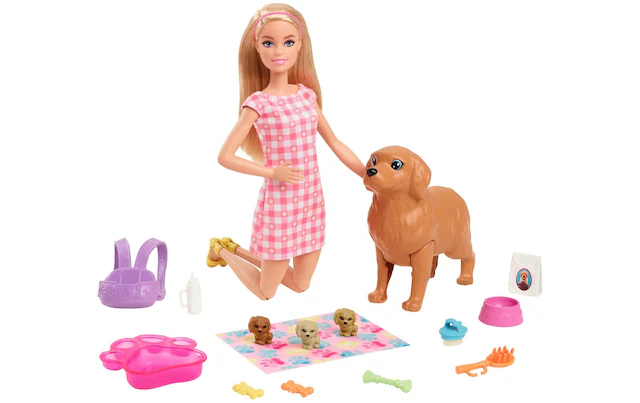 Barbie Spielwelt »Puppe mit Hund«