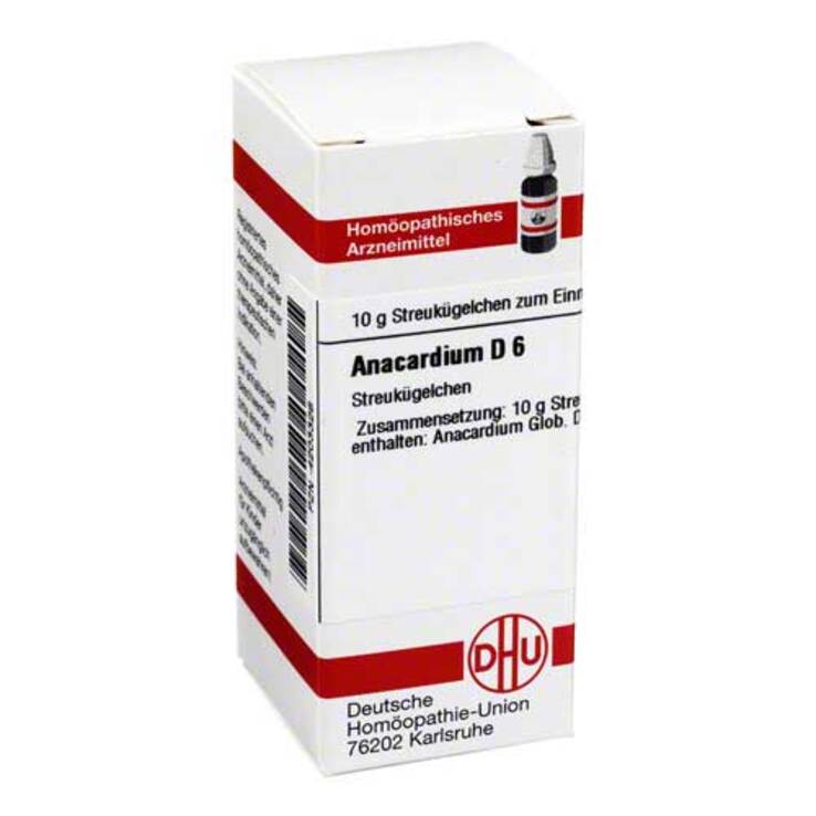 DHU Anacardium D 6 Globuli, 10 g