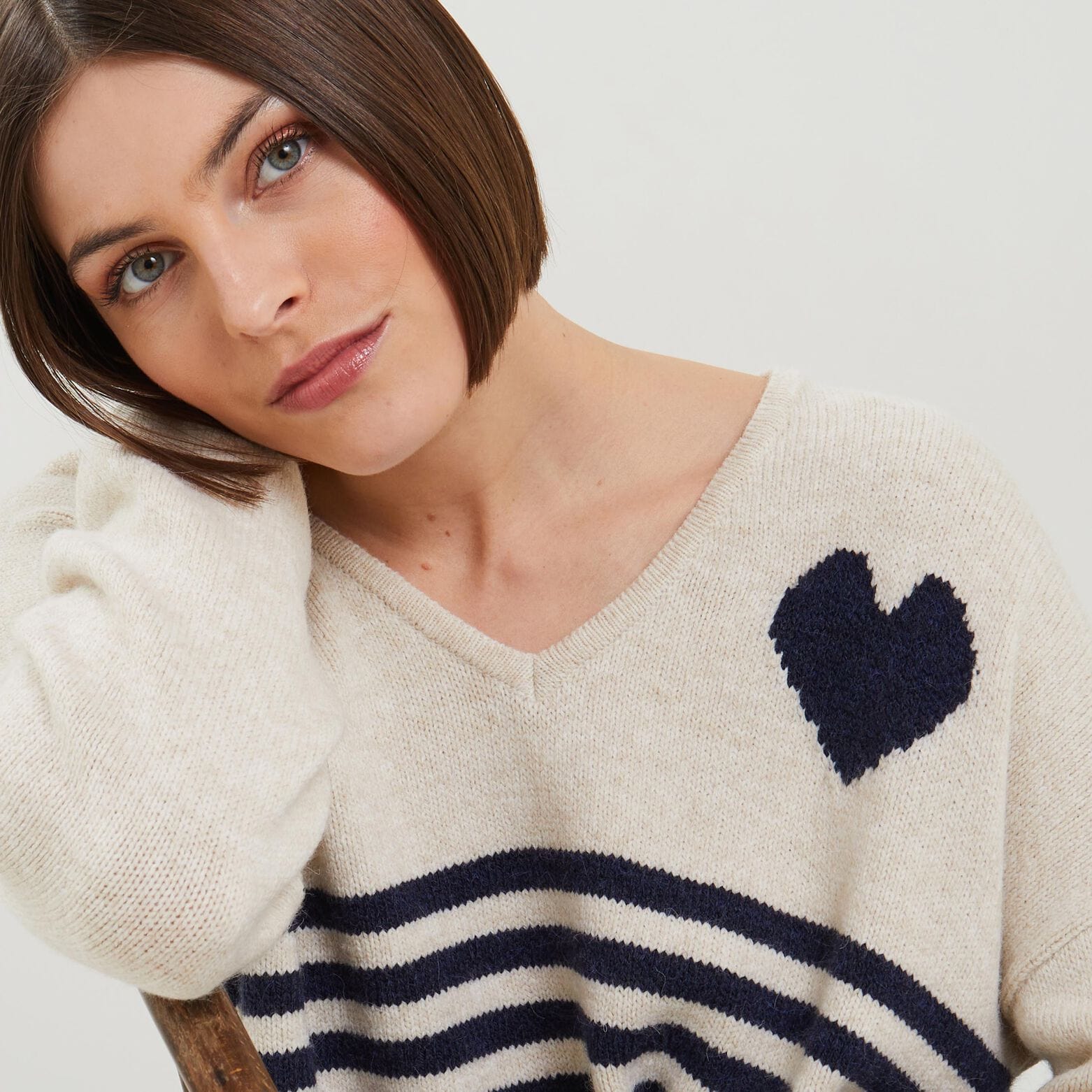 Pull loose femme
