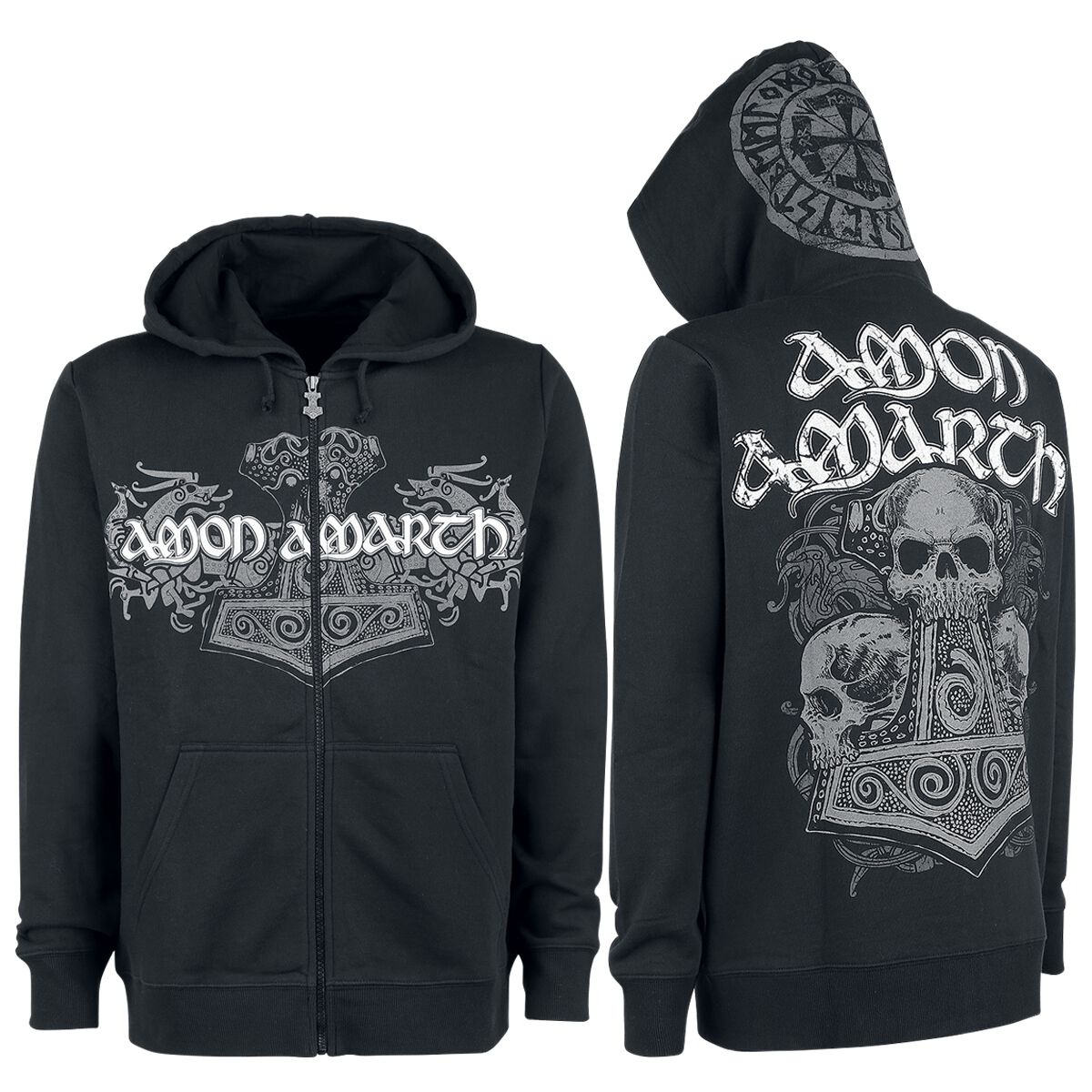 Thorhammer | Amon Amarth Sweat-shirt zippé à capuche