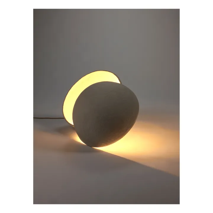 Serax Lampe Earth ronde en papier maché | Blanc