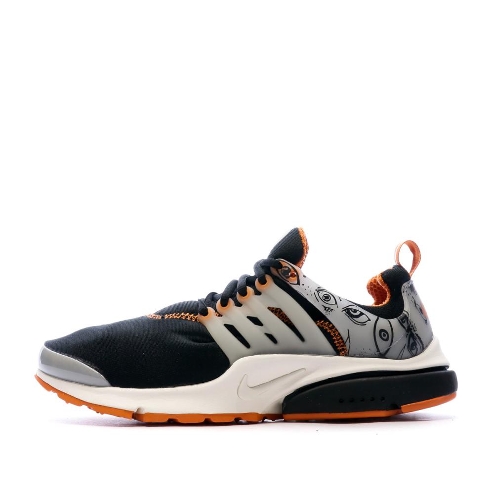 Nike Baskets Noir/Orange Homme Nike Air Presto