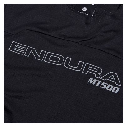Maillot Manches Longues Enfant Endura MT500 Burner Noir