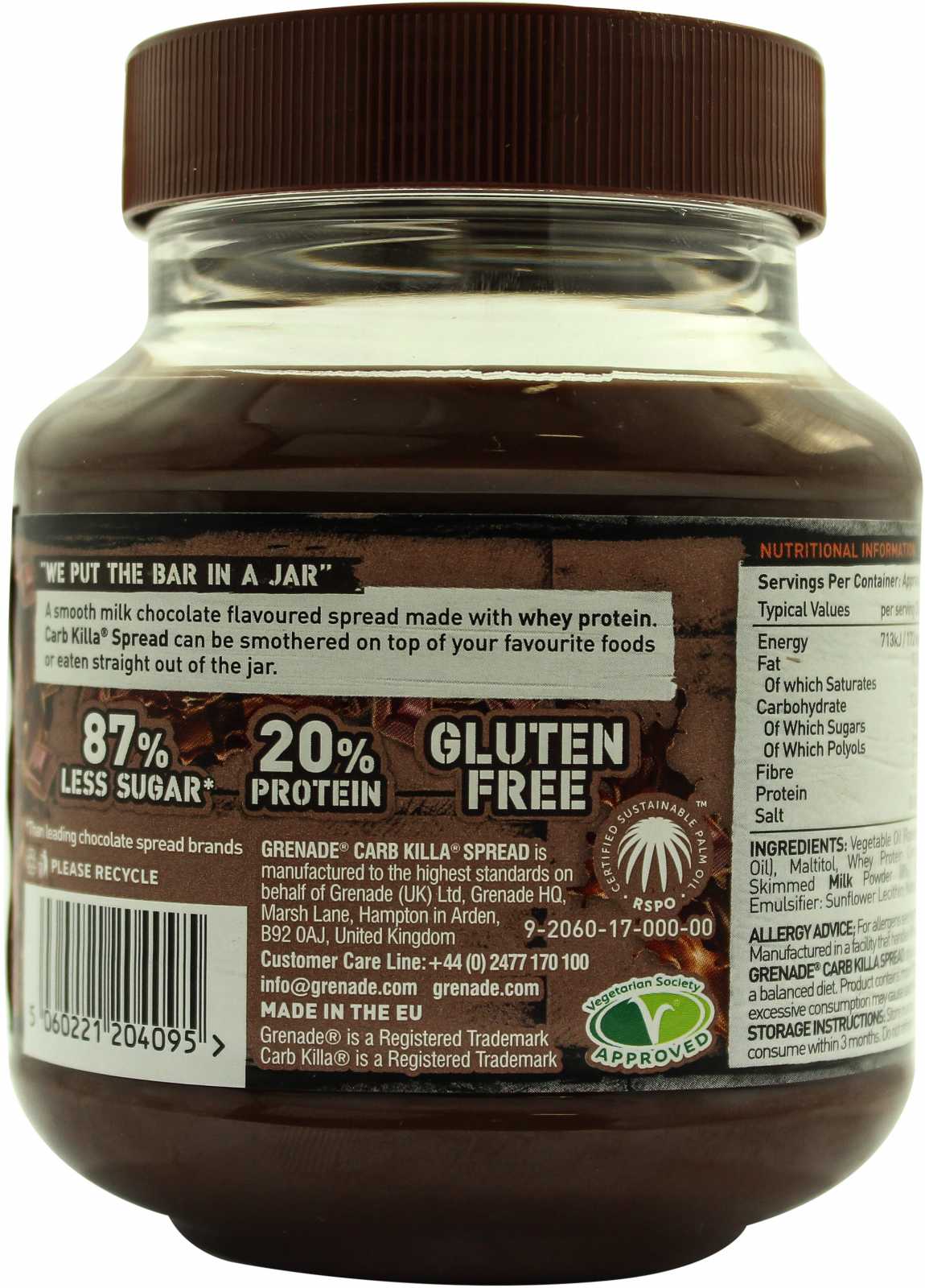 Pasta de Proteína Grenade Carb Killa 360g
