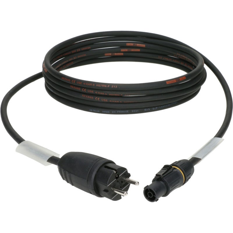 Klotz PT1-SFG0050 stroomkabel 1.5 mm² Schuko - powerTwist TR1 5m