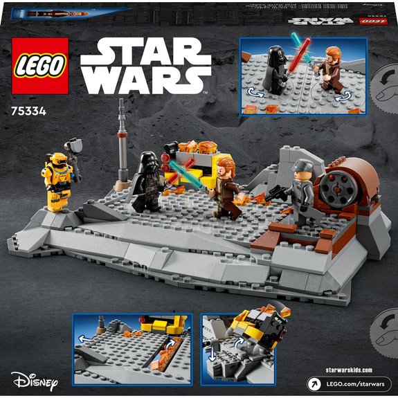 Obi-Wan Kenobi contre Dark Vador LEGO Star Wars 75334