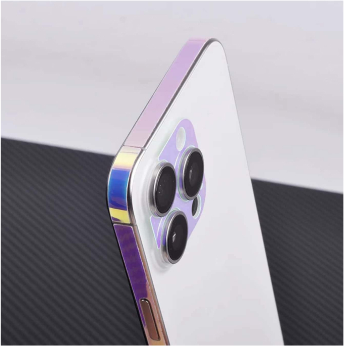 iPhone 16 Pro Leuchtende Skin Sticker PVC Klebefolie für Rahmen   Kamera - Bunt