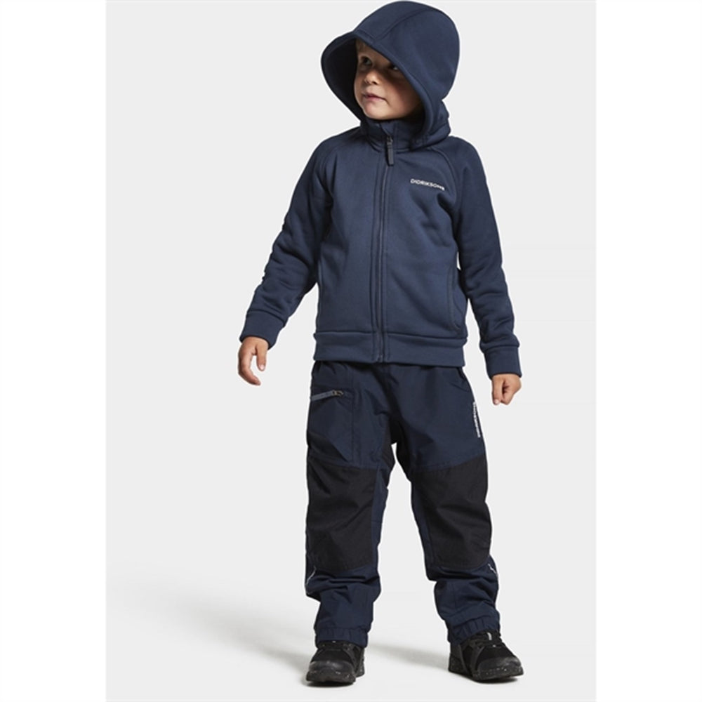 Corin Navy Sweatshirt m. Lynlås | Luksusbaby