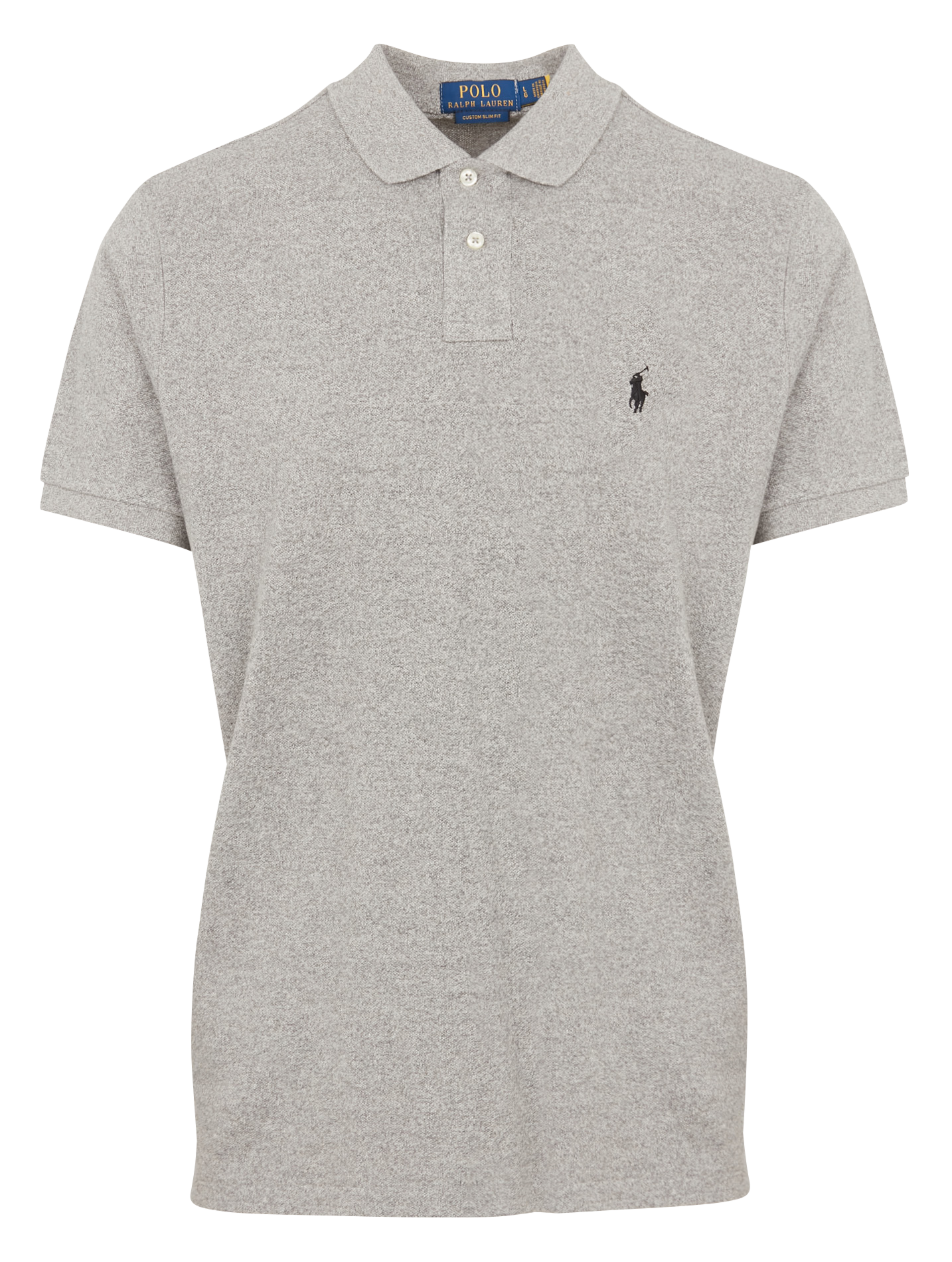 Polo slim-fit en coton | Gris
