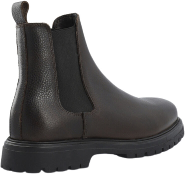 Bianco BIAGIL Chelsea Boot Tumbled Leather Dark brown