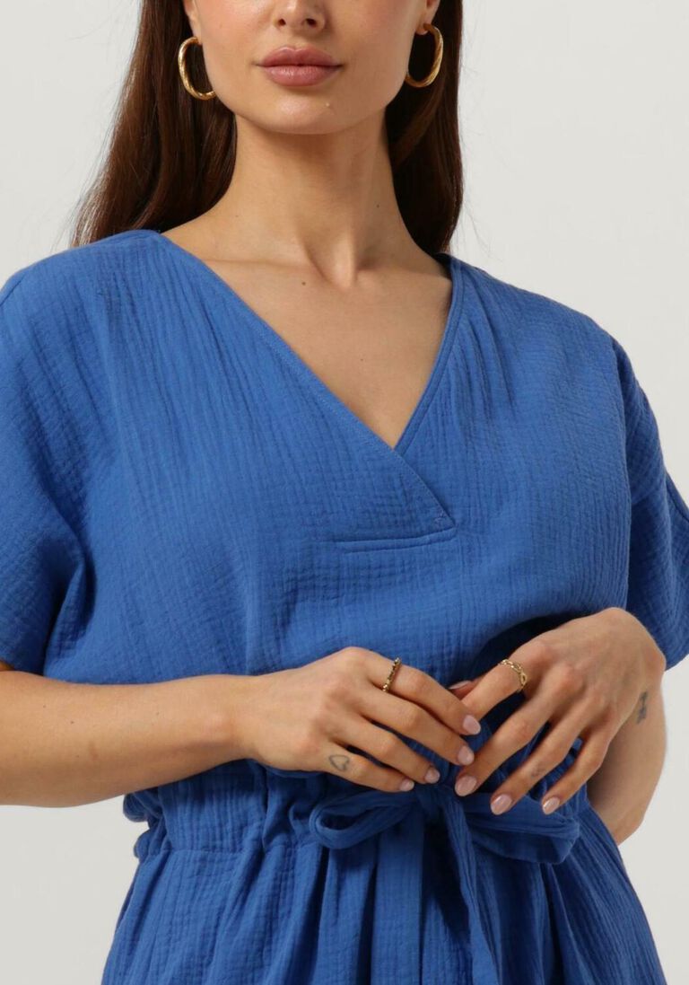 MINUS blauw/wit gestreepte minus midi jurk hemma midi dress 2